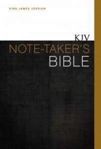 KJV Note Takers Bible Cover